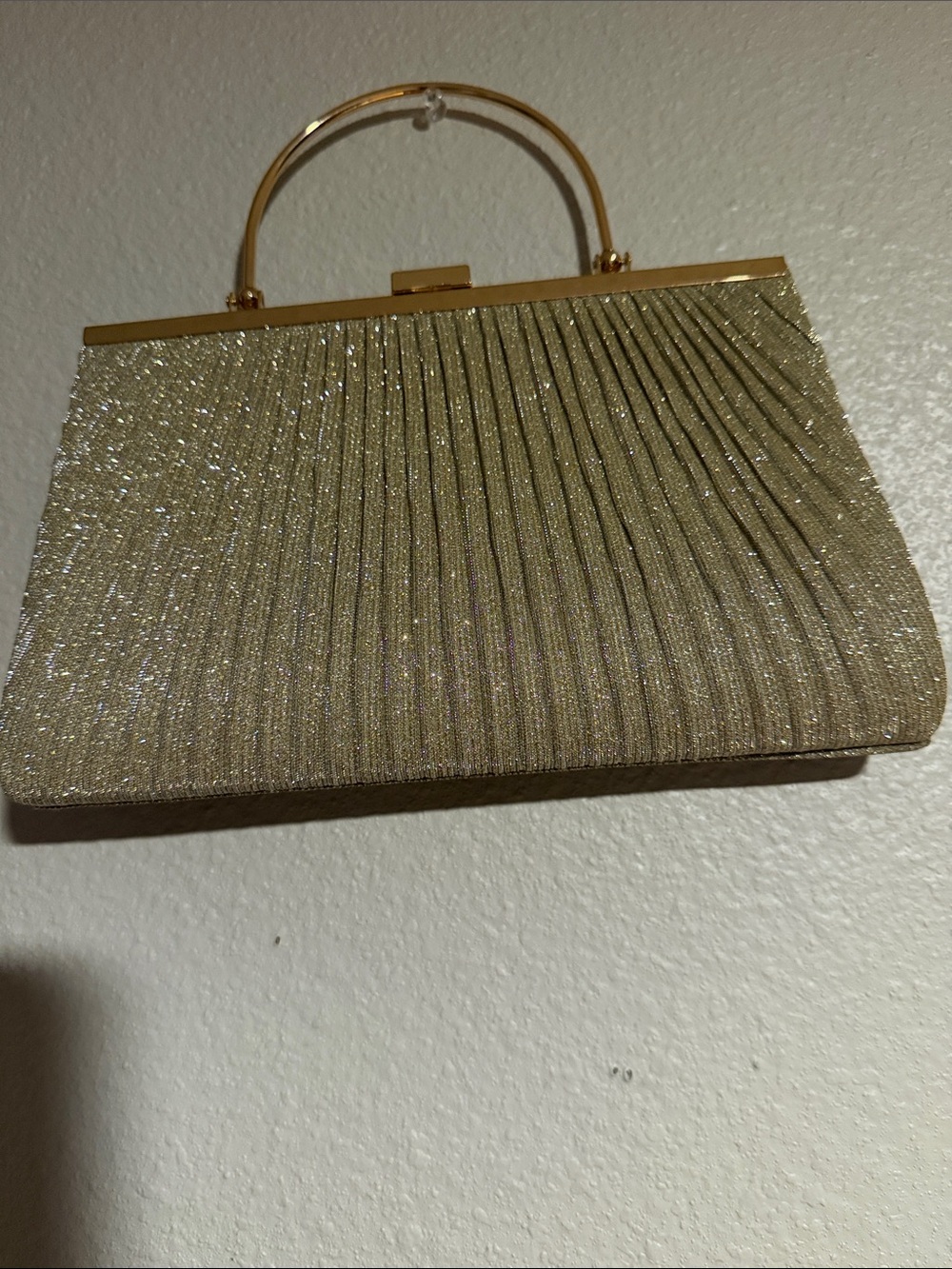Elegant Gold Evening Handbag